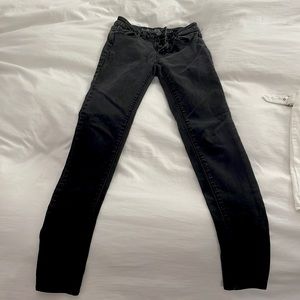 Black American eagle skinny jeans